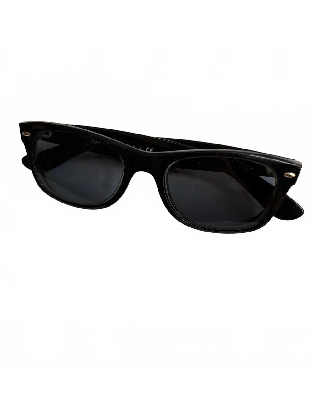FRAMES ONLY Ray Ban Sunglasses RB 2132 NEW WAYFARER 901 Black 52-18-145 3N Italy